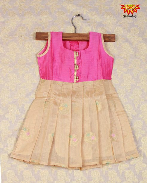 Girl Sandle Floral Fire Baby Frock