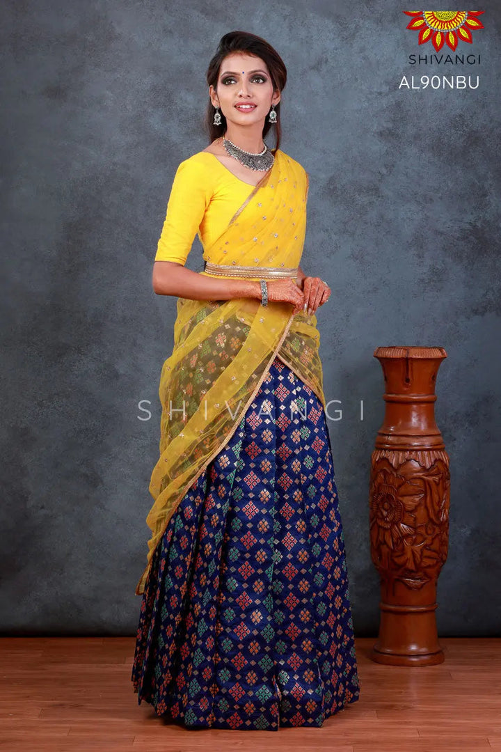 Patola Diamond Half saree / Langa Davani