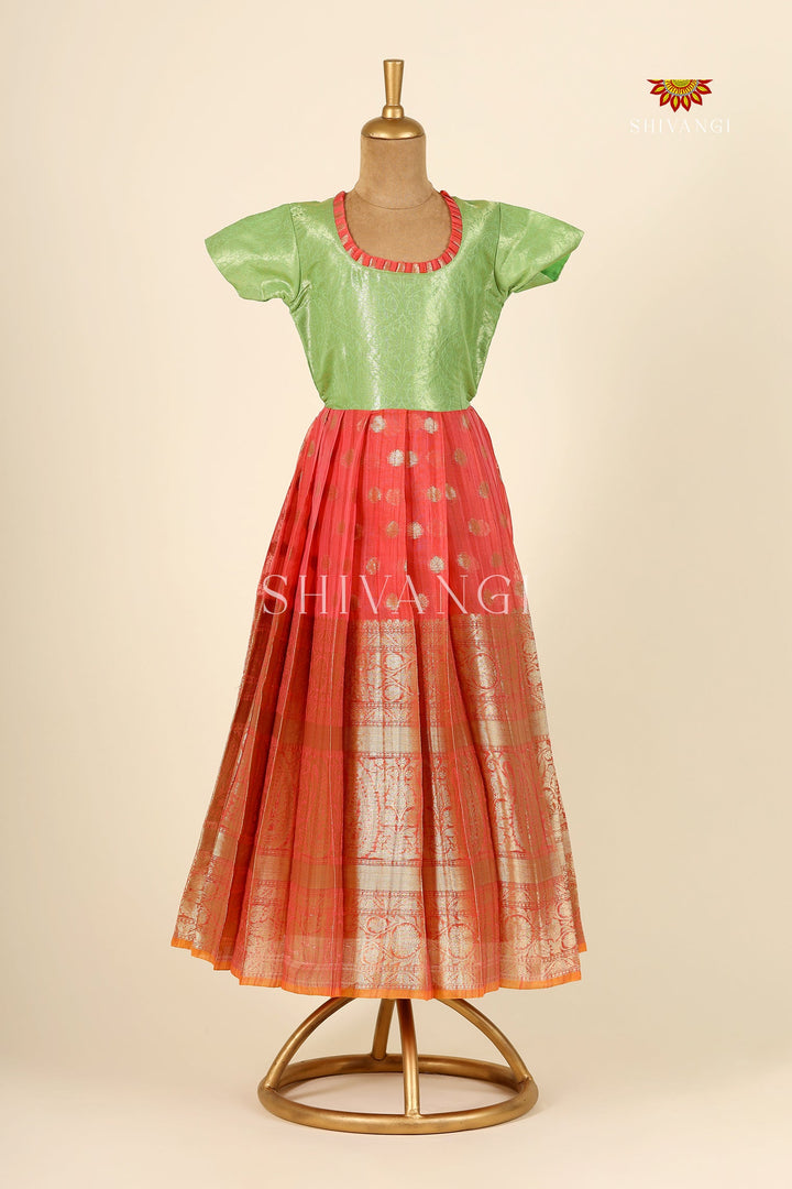 Pink Mango Stream Long Gown For Girls !!!