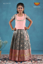 White Morracan Parrot Pattu Pavadai !!!